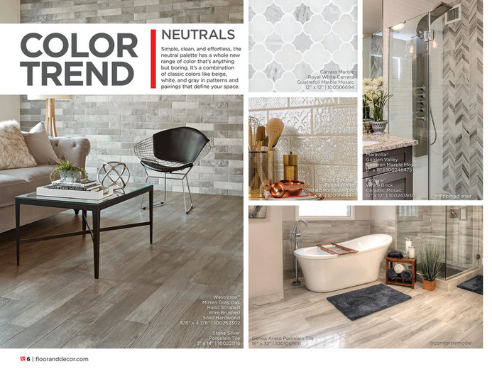 Fall 2019 Inspiration Catalog Floor & Decor Page 67