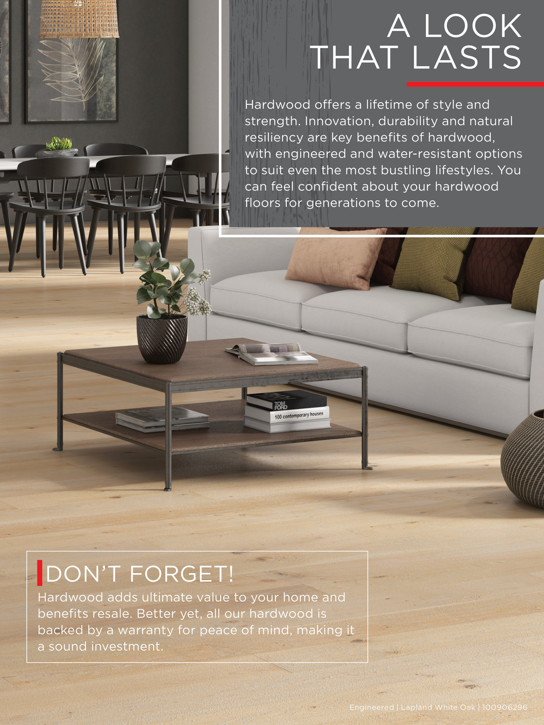 Inspiration Catalogs - WHY WOOD Catalog 2021 - Woodland Reserve  Voyage  Marseilles Smoked White Oak Wire-Brushed Engineered Hardwood, 5/8 x 7 3/8  inch, Brown - Floor & Decor