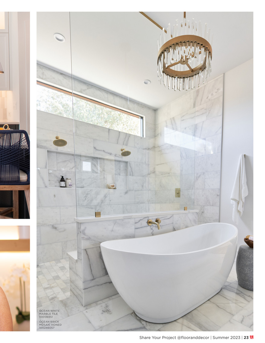 2023｜Floor & Decor Summer Catalog - Villa | Zellige Pearl Opal