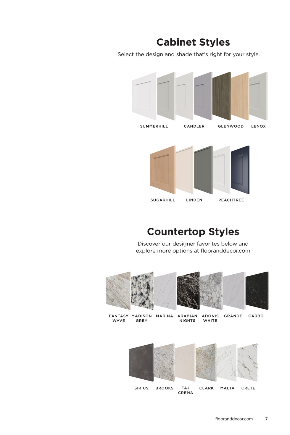 Inspiration Catalogs - Floor & Decor Kitchen Lookbook - Adessi